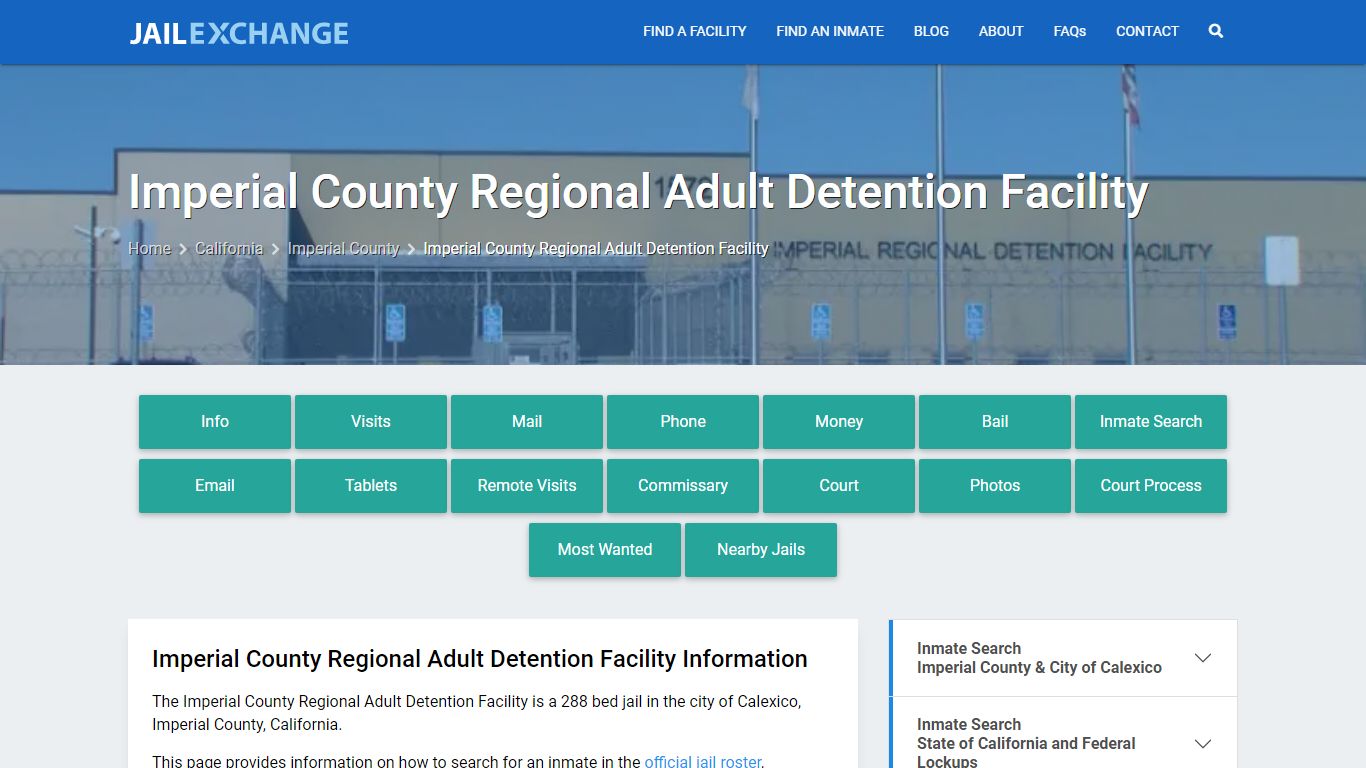 Imperial County Regional Adult Detention Facility - Jail Exchange